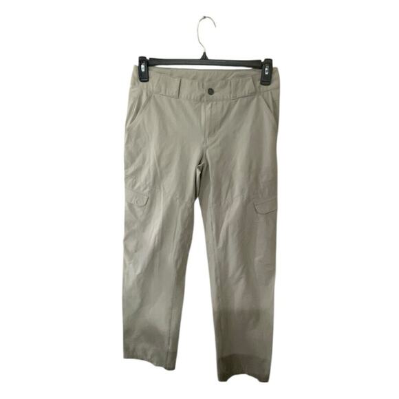 Columbia Titanium Cargo Pants Womens 6 Regular Fit Multi Pockets Hiking Outdoor - Picture 1 of 8